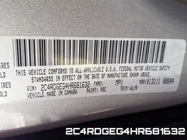 2C4RDGEG4HR681632 фото 2