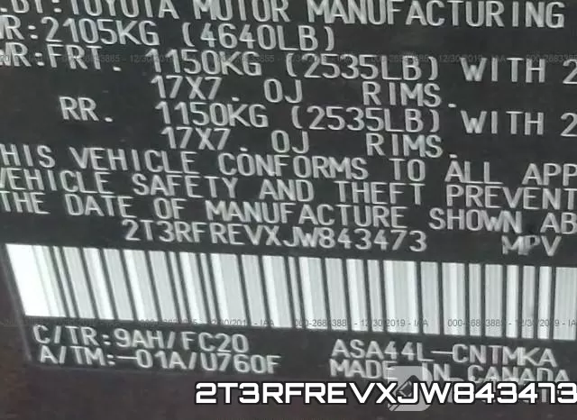 2T3RFREVXJW843473 фото 9
