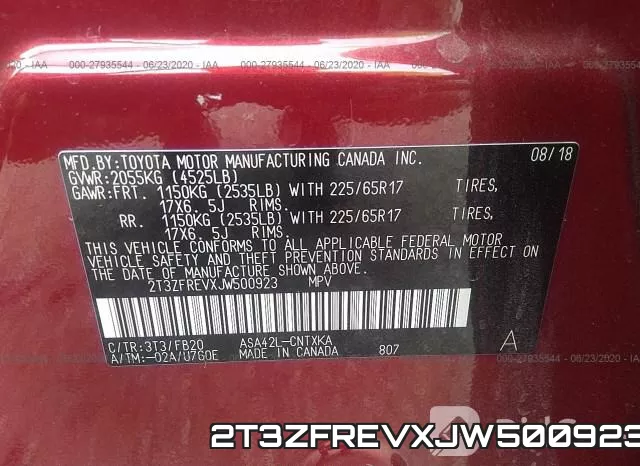 2T3ZFREVXJW500923 фото 10