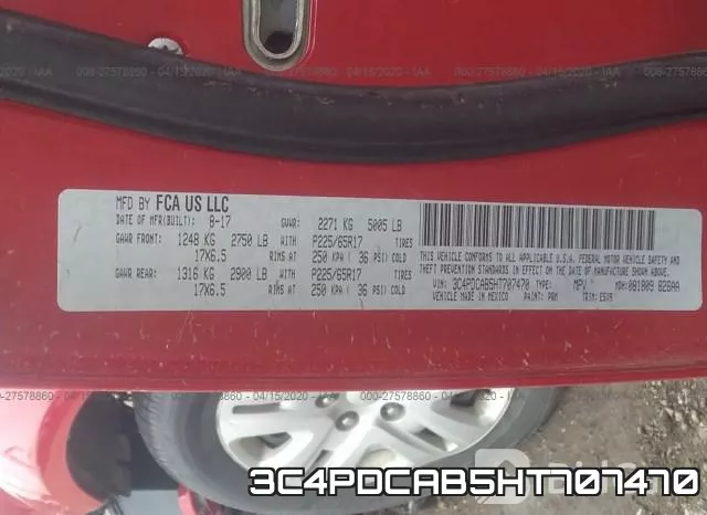 3C4PDCAB5HT707470 фото 10