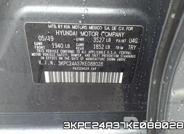 3KPC24A37KE088028 фото 10