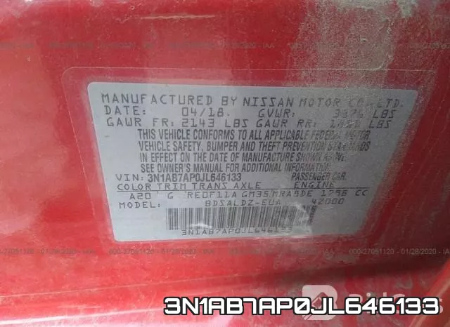 3N1AB7AP0JL646133 фото 10