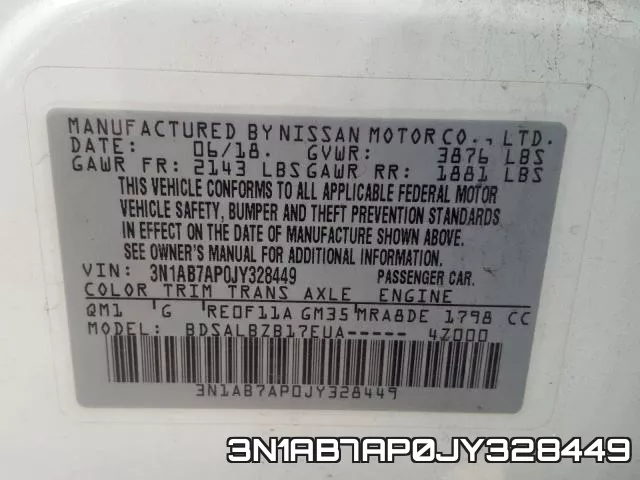 3N1AB7AP0JY328449 фото 2
