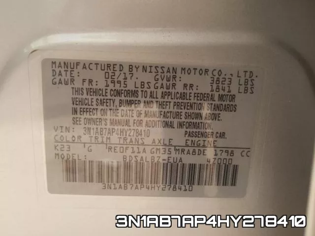 3N1AB7AP4HY278410 фото 2
