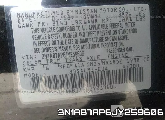 3N1AB7AP6JY259606 фото 10