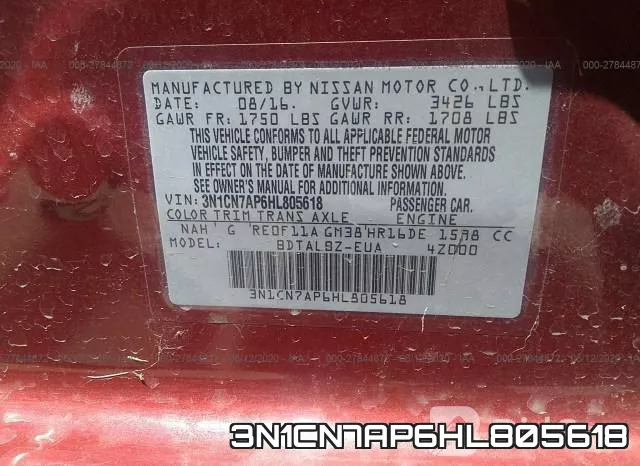 3N1CN7AP6HL805618 фото 10