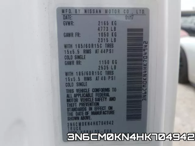 3N6CM0KN4HK704942 фото 2