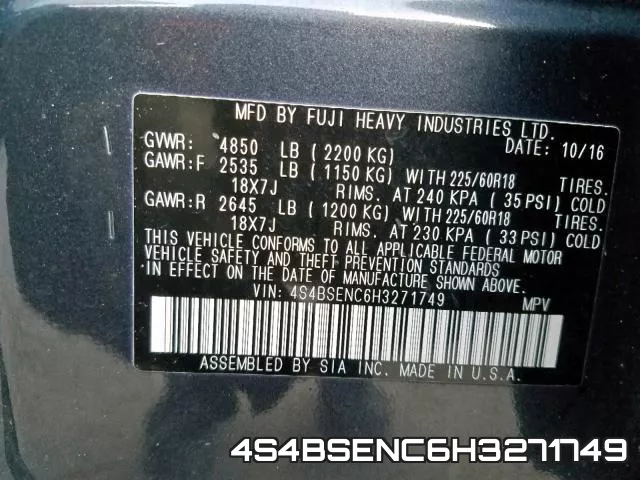4S4BSENC6H3271749 фото 2