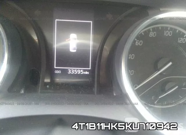 4T1B11HK5KU710942 фото 8