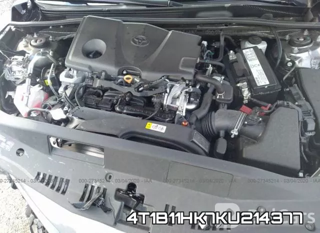 4T1B11HK7KU214377 фото 2