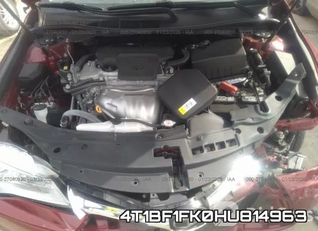 4T1BF1FK0HU814963 фото 2