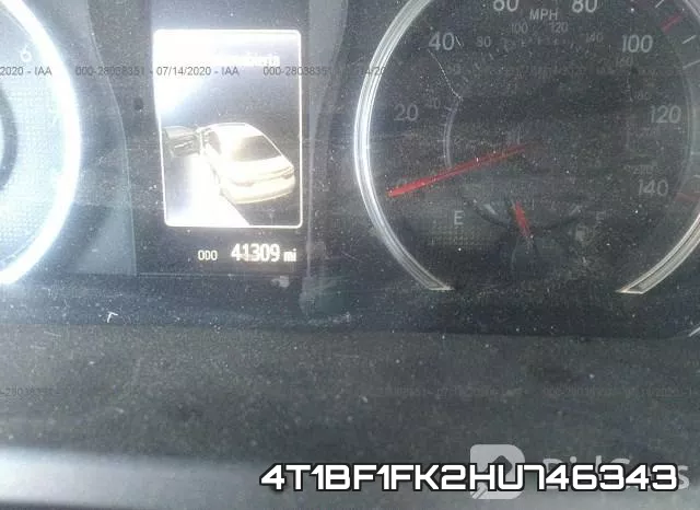 4T1BF1FK2HU746343 фото 8