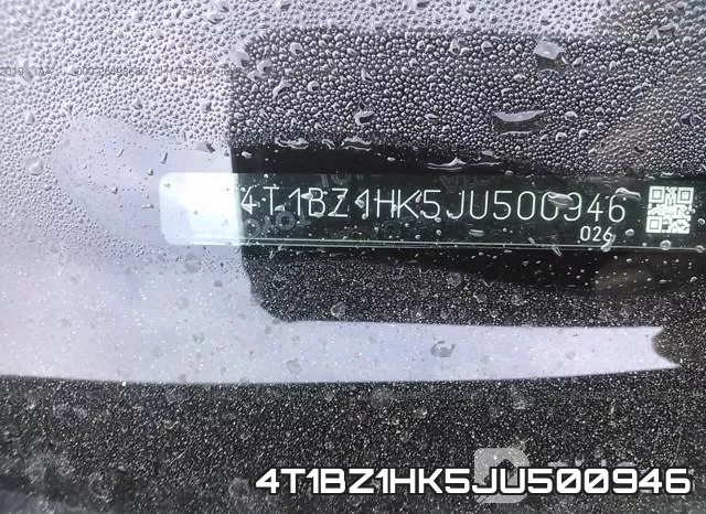 4T1BZ1HK5JU500946 фото 10