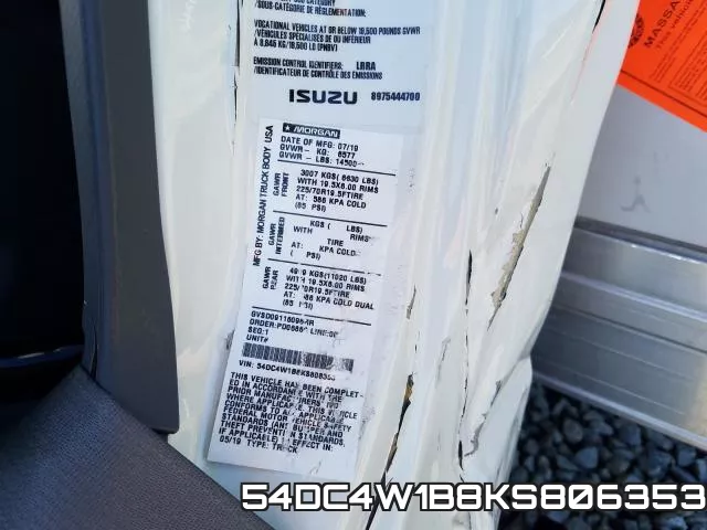 54DC4W1B8KS806353 фото 2