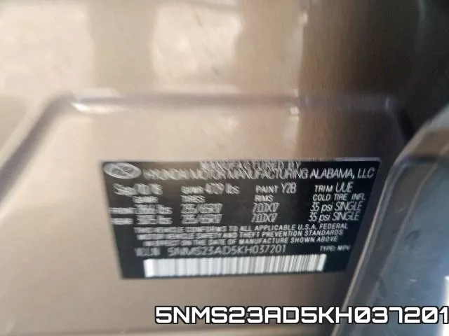 5NMS23AD5KH037201 фото 2