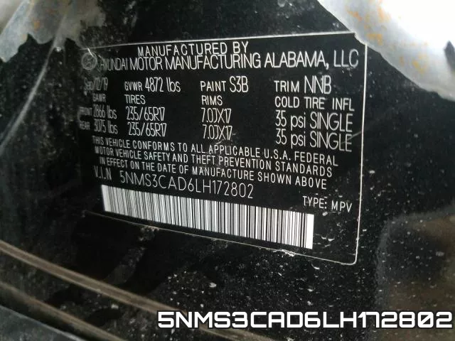 5NMS3CAD6LH172802 фото 2