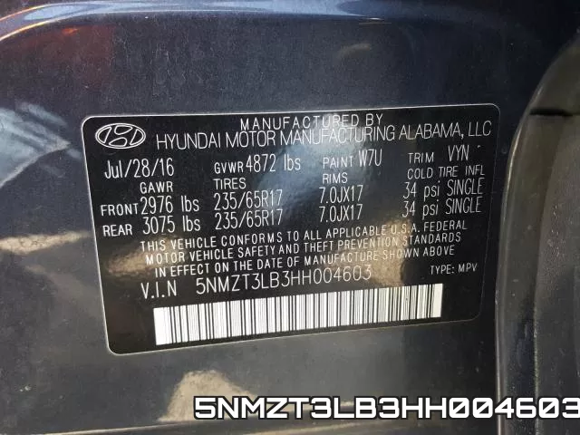 5NMZT3LB3HH004603 фото 2