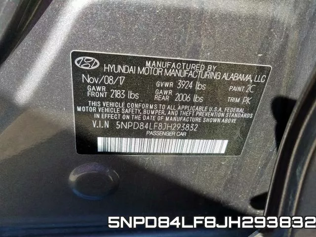 5NPD84LF8JH293832 фото 2
