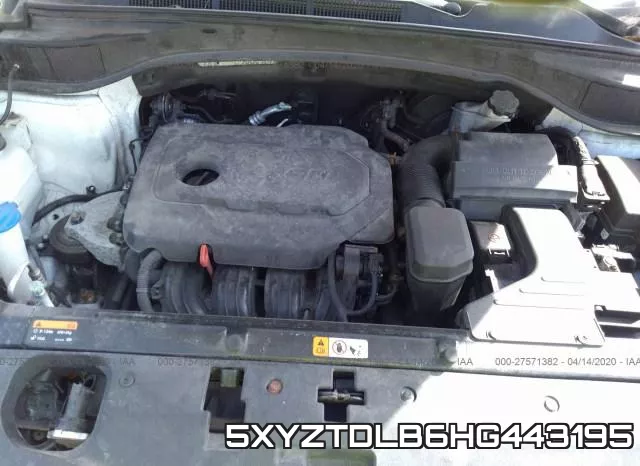 5XYZTDLB6HG443195 фото 2