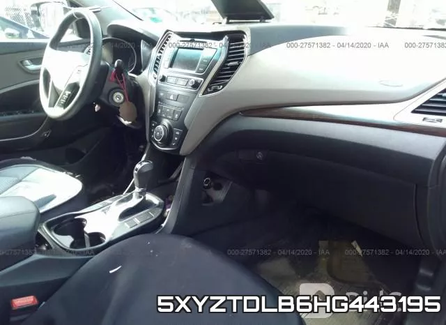 5XYZTDLB6HG443195 фото 6