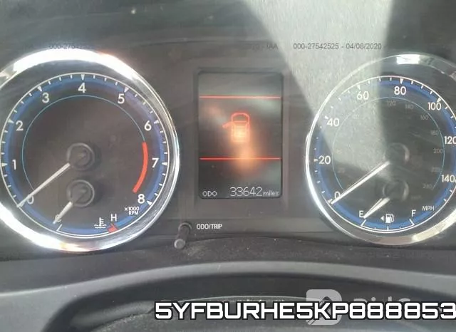 5YFBURHE5KP888853 фото 8