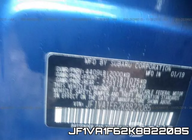 JF1VA1F62K8822085 фото 10