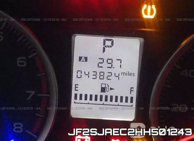 JF2SJAEC2HH501243 фото 8