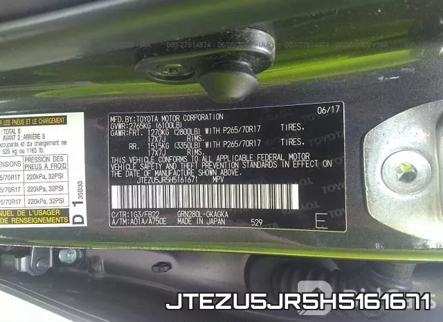 JTEZU5JR5H5161671 фото 10