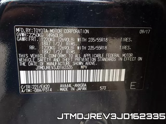 JTMDJREV3JD162335 фото 2