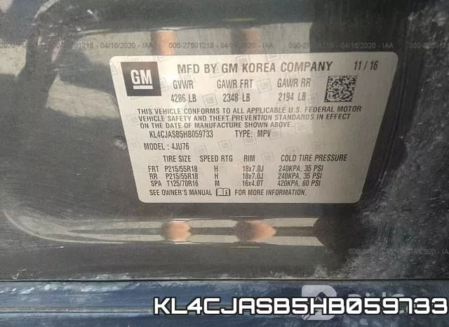 KL4CJASB5HB059733 фото 10