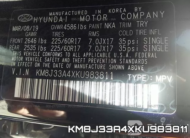 KM8J33A4XKU983811 фото 10