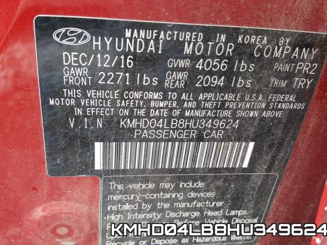 KMHD04LB8HU349624 фото 2
