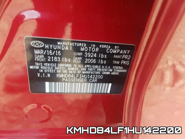KMHD84LF1HU142200 фото 2