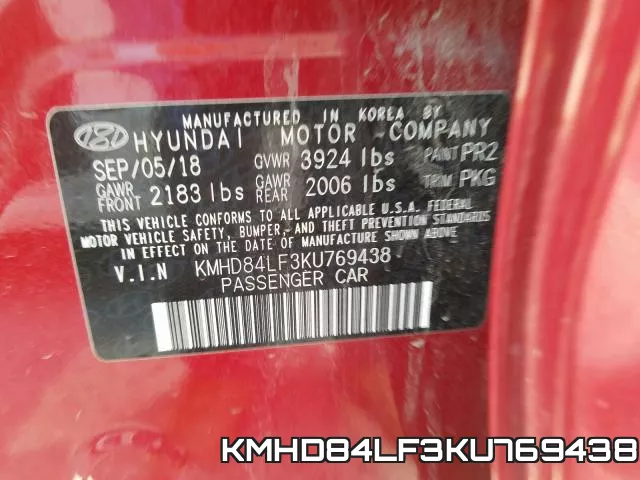 KMHD84LF3KU769438 фото 2