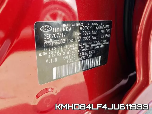 KMHD84LF4JU611933 фото 2