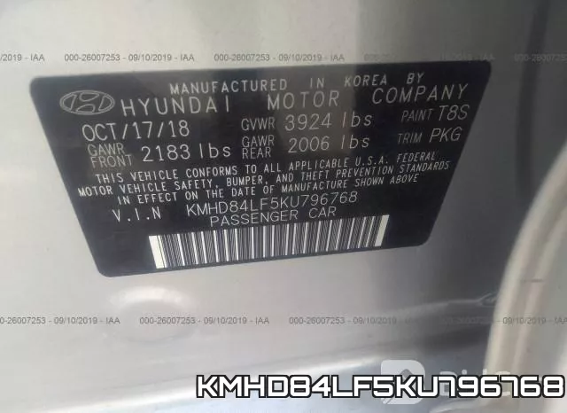 KMHD84LF5KU796768 фото 10