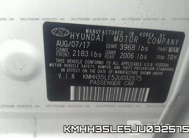 KMHH35LE5JU032575 фото 10