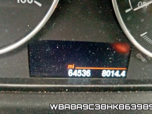 WBA8A9C38HK863989 фото 9