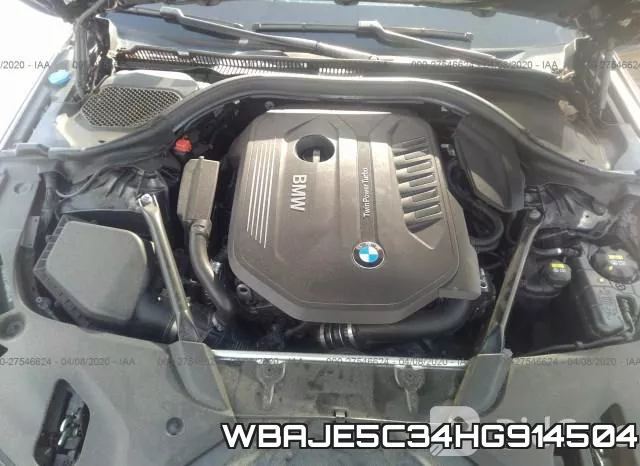 WBAJE5C34HG914504 фото 2
