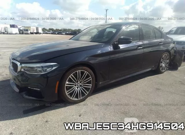 WBAJE5C34HG914504 фото 3