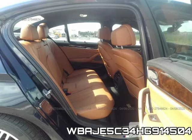 WBAJE5C34HG914504 фото 9