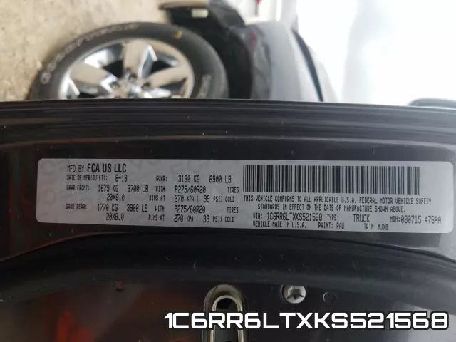 1C6RR6LTXKS521568 фото 2