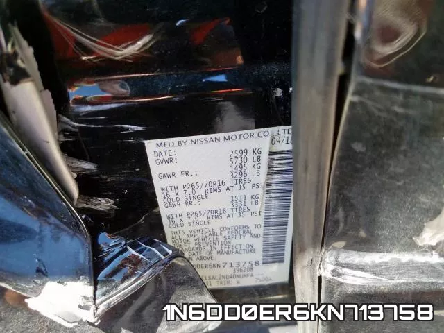 1N6DD0ER6KN713758 фото 2