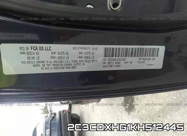 2C3CDXHG1KH512445 фото 10