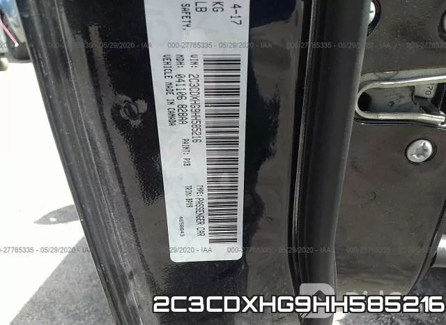 2C3CDXHG9HH585216 фото 10