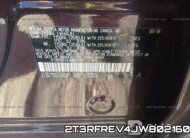 2T3RFREV4JW802160 фото 10