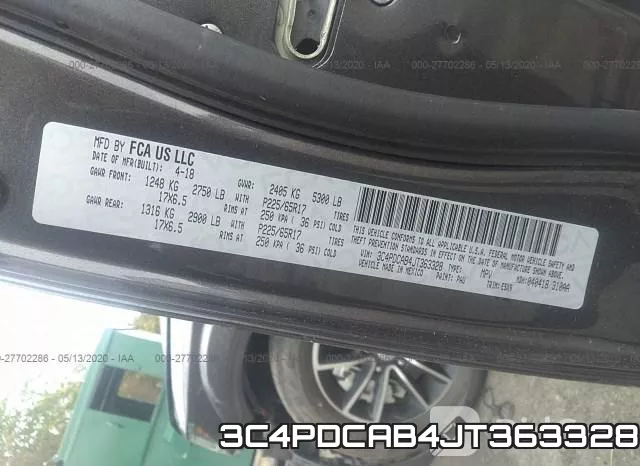 3C4PDCAB4JT363328 фото 10