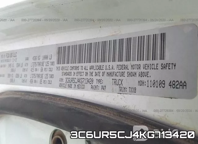 3C6UR5CJ4KG713420 фото 10