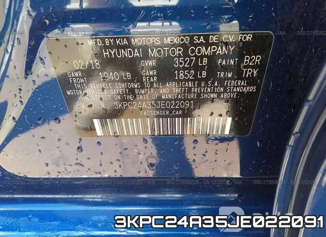 3KPC24A35JE022091 фото 10