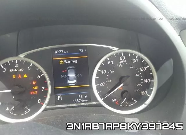 3N1AB7AP8KY397245 фото 8